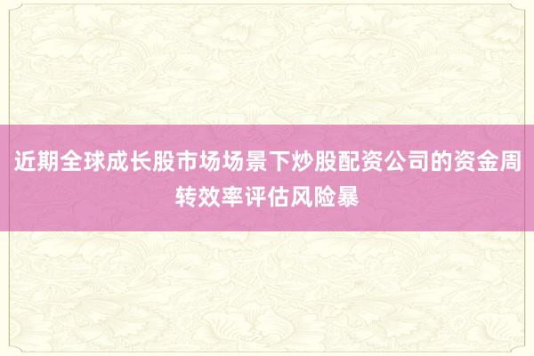 近期全球成长股市场场景下炒股配资公司的资金周转效率评估风险暴
